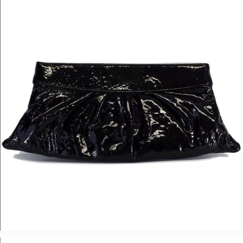 Lauren Merkin - Black Patent Leather Clutch